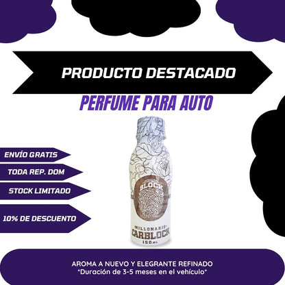 PERFUME PARA AUTOS-CARBLOCK