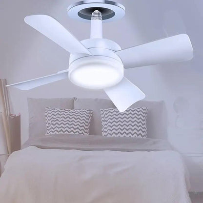 ABANICO TIPO BOMBILLO - FLOWER FAN LIGHT CEILIN (4 ASPAS)